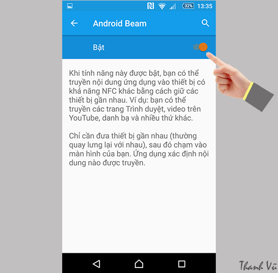 Bat NFC tren Sony Xperia M5 Single Sim 5